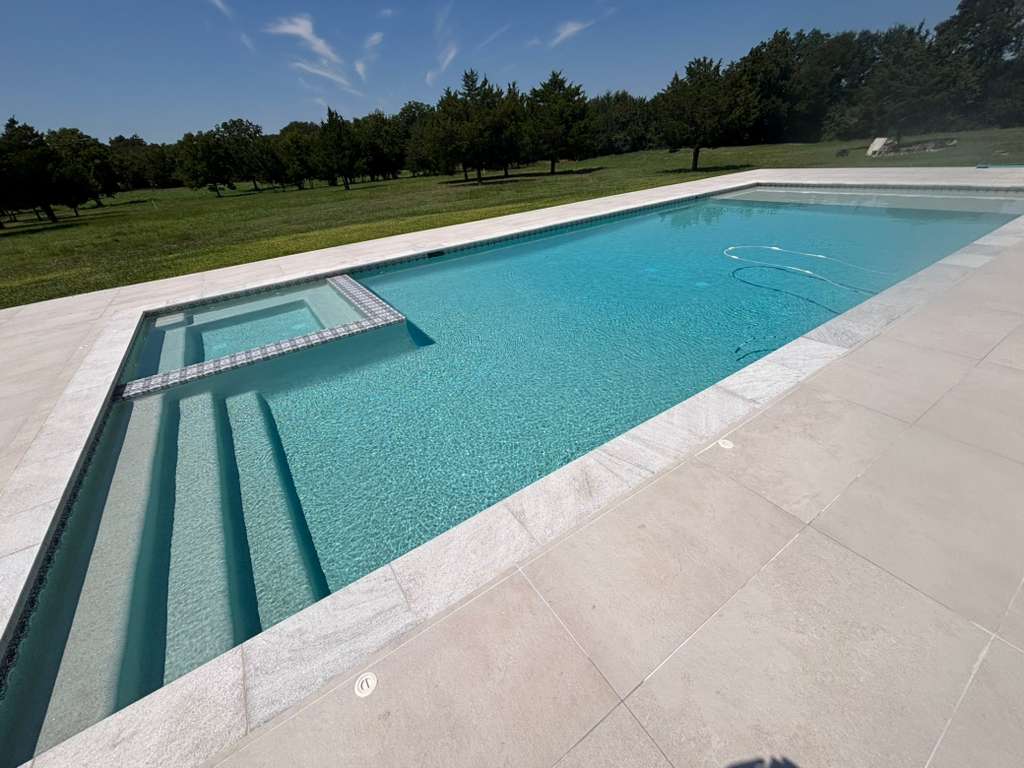 Rectangular Pool Close-Up